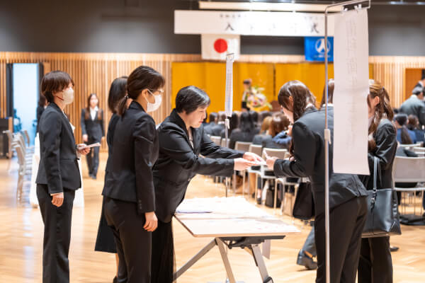 入学式の様子