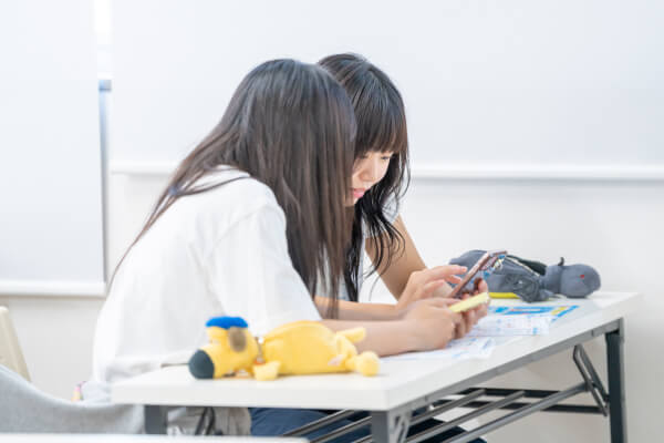 就職対策の様子