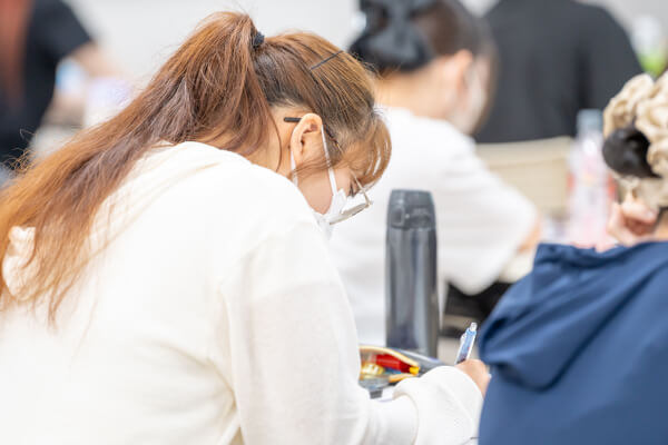 就職対策の様子