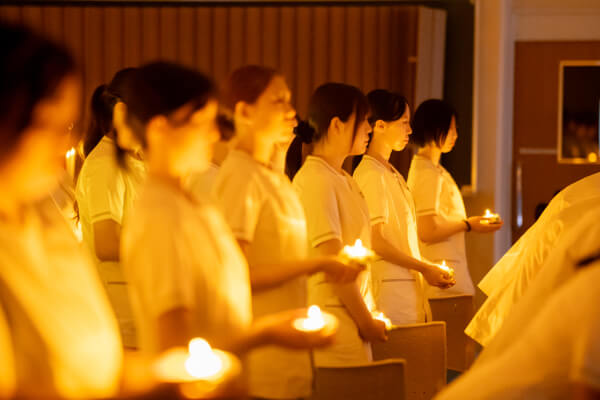 登院式の様子