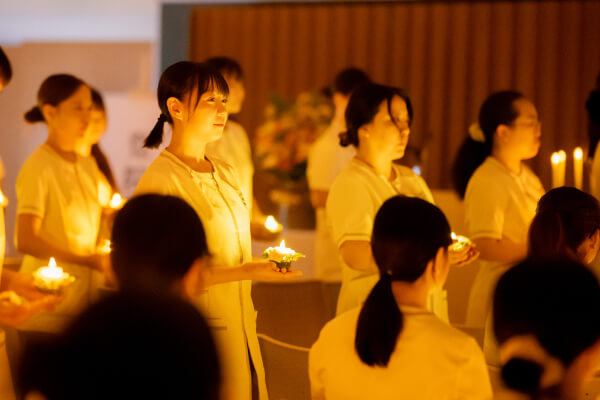 登院式の様子